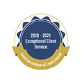 Exceptional Client Service 2018-2021